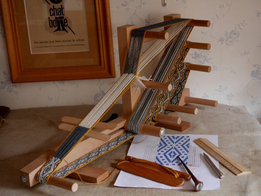 sacs sacotin tissu japonais sangle tressée inkle loom